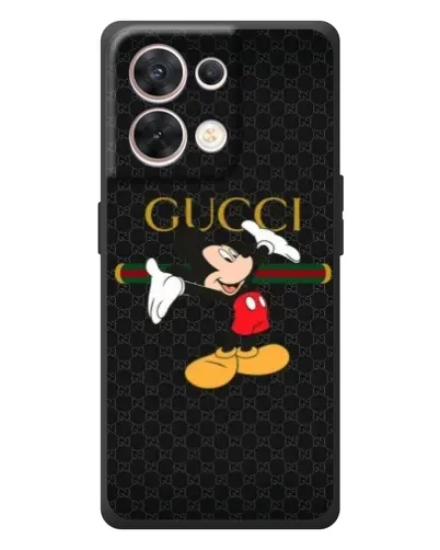 Чехол для OPPO Reno 8 5G с картинкой «Микки Маус Gucci» Чехол для OPPO Reno 8 5G с картинкой «Микки Маус Gucci»