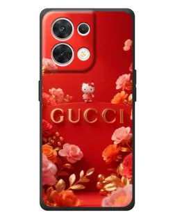 Чехол для OPPO Reno 8 5G с картинкой «Gucci — золотой сад»