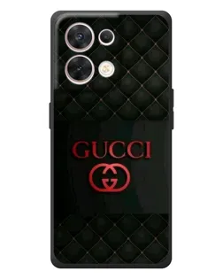 Чехол для OPPO Reno 8 5G с картинкой «Gucci — стеганый черный»