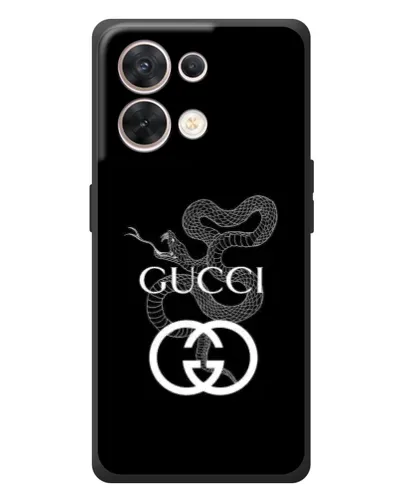 Чехол для OPPO Reno 8 5G с картинкой «Gucci — серебряная змея» Чехол для OPPO Reno 8 5G с картинкой «Gucci — серебряная змея»