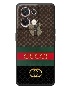 Чехол для OPPO Reno 8 5G с картинкой «Gucci — брендированный десерт»
