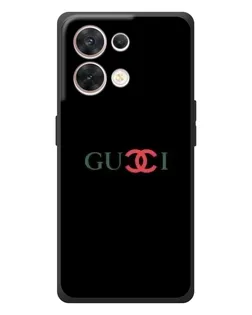 Чехол для OPPO Reno 8 5G с картинкой «Gucci — красный градиент»