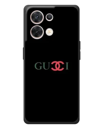 Чехол для OPPO Reno 8 5G с картинкой «Gucci — красный градиент» Чехол для OPPO Reno 8 5G с картинкой «Gucci — красный градиент»