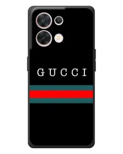 Чехол для OPPO Reno 8 5G с картинкой «Gucci — красный пояс»
