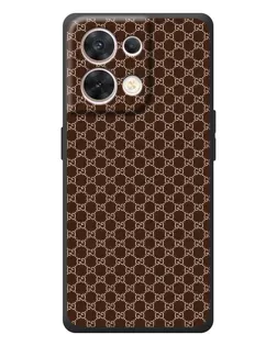 Чехол для OPPO Reno 8 5G с картинкой «Gucci — шоколадная сетка»