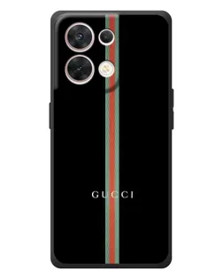 Чехол для OPPO Reno 8 5G с картинкой «Gucci — строгая линия»