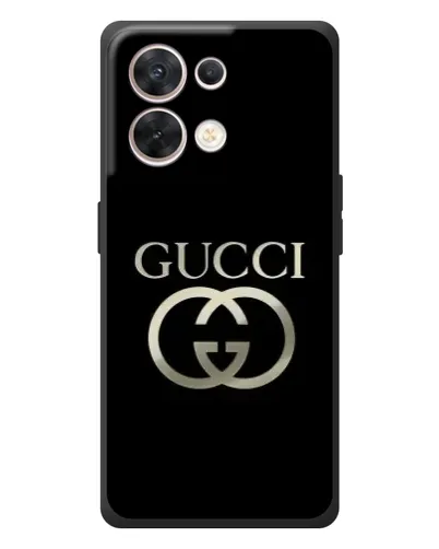 Чехол для OPPO Reno 8 5G с картинкой «Gucci — золото на черном» Чехол для OPPO Reno 8 5G с картинкой «Gucci — золото на черном»