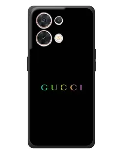 Чехол для OPPO Reno 8 5G с картинкой «Gucci — неоновый минимализм»