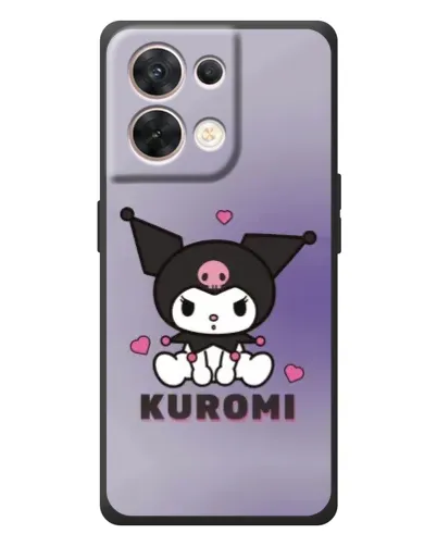 Чехол для OPPO Reno 8 5G с картинкой «Kuromi — фиолетовый арт» Чехол для OPPO Reno 8 5G с картинкой «Kuromi — фиолетовый арт»