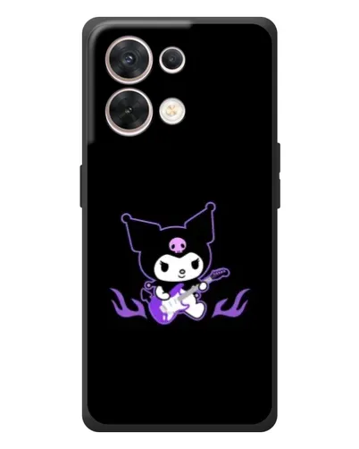 Чехол для OPPO Reno 8 5G с картинкой «Электрическая Kuromi» Чехол для OPPO Reno 8 5G с картинкой «Электрическая Kuromi»