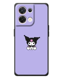 Чехол для OPPO Reno 8 5G с картинкой «Kuromi — фиолетовый минимализм»