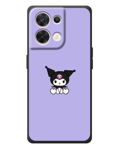 Чехол для OPPO Reno 8 5G с картинкой «Kuromi — фиолетовый минимализм» Чехол для OPPO Reno 8 5G с картинкой «Kuromi — фиолетовый минимализм»