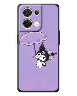 Чехол для OPPO Reno 8 5G с картинкой «Kuromi с зонтиком»