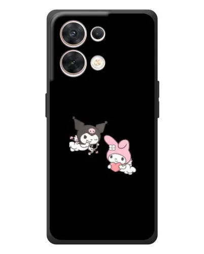 Чехол для OPPO Reno 8 5G с картинкой «My Melody и Kuromi» Чехол для OPPO Reno 8 5G с картинкой «My Melody и Kuromi»