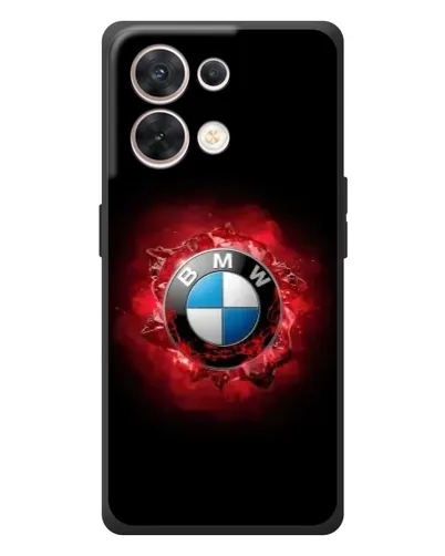 Чехол для OPPO Reno 8 5G с картинкой «Логотип BMW — вспышка»