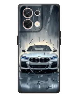 Чехол для OPPO Reno 8 5G с картинкой «BMW в свете фар»