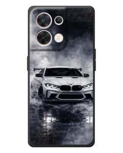 Чехол для OPPO Reno 8 5G с картинкой «BMW сквозь туман»