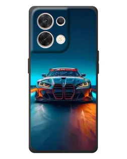 Чехол для OPPO Reno 8 5G с картинкой «BMW — огни неона»