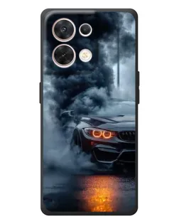 Чехол для OPPO Reno 8 5G с картинкой «BMW M-Power — абстракция»