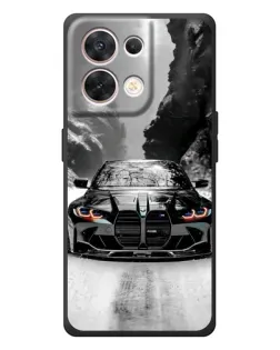 Чехол для OPPO Reno 8 5G с картинкой «BMW — акварельный дрифт»