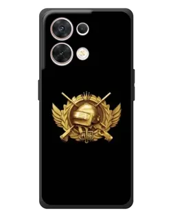 Чехол для OPPO Reno 8 5G с картинкой «PUBG — оранжевый градиент»