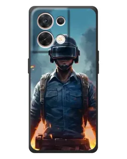 Чехол для OPPO Reno 8 5G с картинкой «PUBG — реалистичный герой»
