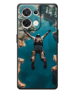 Чехол для OPPO Reno 8 5G с картинкой «PUBG — свободное падение»