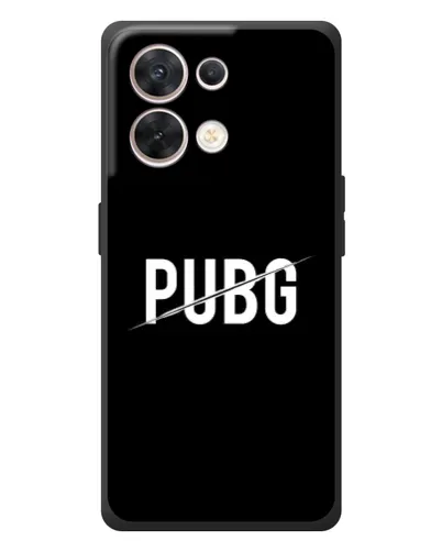 Чехол для OPPO Reno 8 5G с картинкой «PUBG — белый логотип» Чехол для OPPO Reno 8 5G с картинкой «PUBG — белый логотип»