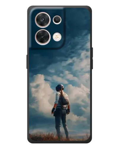Чехол для OPPO Reno 8 5G с картинкой «Герой PUBG на скале» Чехол для OPPO Reno 8 5G с картинкой «Герой PUBG на скале»