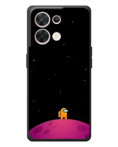 Чехол для OPPO Reno 8 5G с картинкой «Одинокий герой на планете»