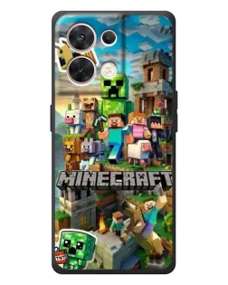 Чехол для OPPO Reno 8 5G с картинкой «Замок Minecraft» Чехол для OPPO Reno 8 5G с картинкой «Замок Minecraft»