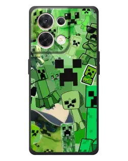 Чехол для OPPO Reno 8 5G с картинкой «Криперы Minecraft» Чехол для OPPO Reno 8 5G с картинкой «Криперы Minecraft»