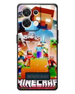 Чехол для OPPO Reno 8 5G с картинкой «Minecraft герои игры» Чехол для OPPO Reno 8 5G с картинкой «Minecraft герои игры»