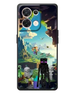 Чехол для OPPO Reno 8 5G с картинкой «Эндермен в лесу» Чехол для OPPO Reno 8 5G с картинкой «Эндермен в лесу»