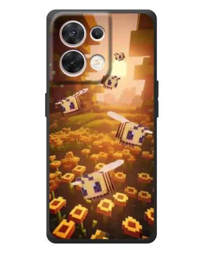Чехол для OPPO Reno 8 5G с картинкой «Поле подсолнухов»