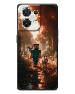 Чехол для OPPO Reno 8 5G с картинкой «Стив в лесу» Чехол для OPPO Reno 8 5G с картинкой «Стив в лесу»