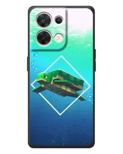 Чехол для OPPO Reno 8 5G с картинкой «Черепаха Minecraft» Чехол для OPPO Reno 8 5G с картинкой «Черепаха Minecraft»