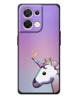 Чехол для OPPO Reno 8 5G с картинкой «Единорог градиент»