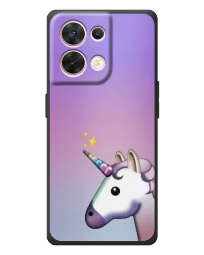 Чехол для OPPO Reno 8 5G с картинкой «Единорог градиент»
