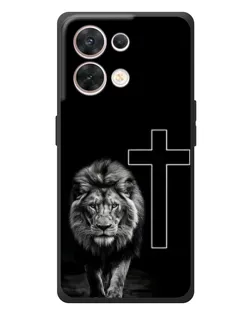 Чехол для OPPO Reno 8 5G с картинкой «Лев и Крест» Чехол для OPPO Reno 8 5G с картинкой «Лев и Крест»