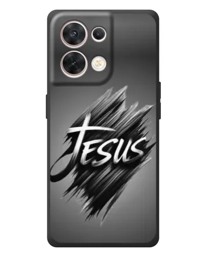 Чехол для OPPO Reno 8 5G с картинкой «Надпись Jesus Graffiti» Чехол для OPPO Reno 8 5G с картинкой «Надпись Jesus Graffiti»
