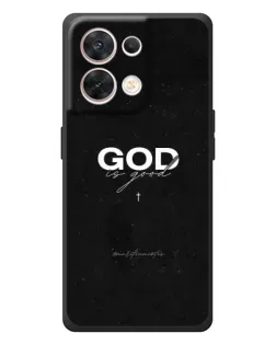 Чехол для OPPO Reno 8 5G с картинкой «GOD — Бог над всем»