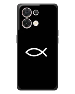 Чехол для OPPO Reno 8 5G с картинкой «Символ рыбы Jesus» Чехол для OPPO Reno 8 5G с картинкой «Символ рыбы Jesus»