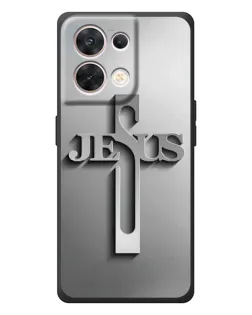Чехол для OPPO Reno 8 5G с картинкой «Металлический крест Jesus» Чехол для OPPO Reno 8 5G с картинкой «Металлический крест Jesus»