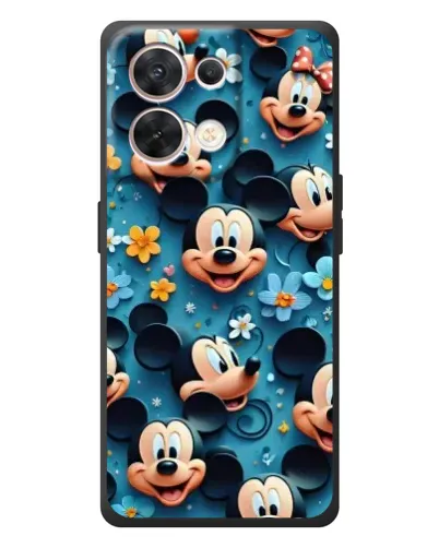 Чехол для OPPO Reno 8 5G с картинкой «Паттерн Микки и Минни» Чехол для OPPO Reno 8 5G с картинкой «Паттерн Микки и Минни»