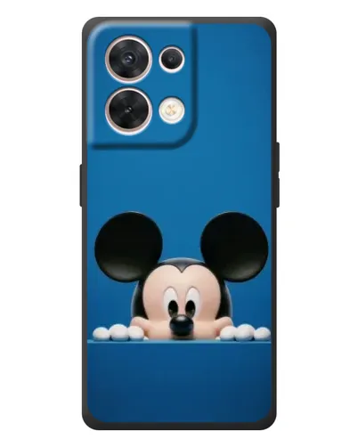Чехол для OPPO Reno 8 5G с картинкой «Микки выглядывает» Чехол для OPPO Reno 8 5G с картинкой «Микки выглядывает»
