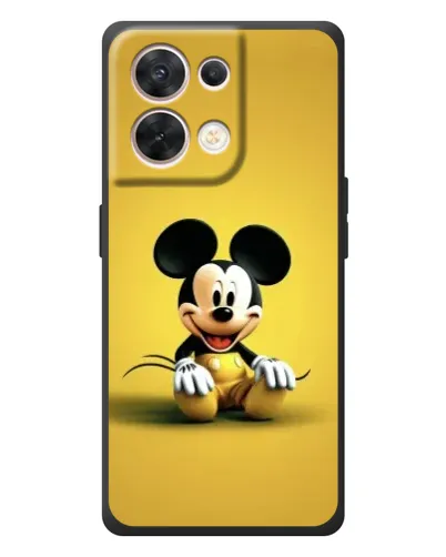 Чехол для OPPO Reno 8 5G с картинкой «Микки на желтом» Чехол для OPPO Reno 8 5G с картинкой «Микки на желтом»