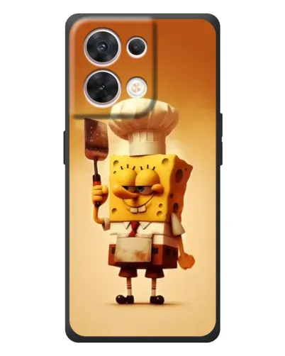 Чехол для OPPO Reno 8 5G с картинкой «Губка Боб повар» Чехол для OPPO Reno 8 5G с картинкой «Губка Боб повар»
