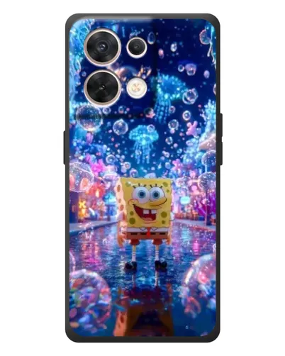 Чехол для OPPO Reno 8 5G с картинкой «Неоновый океан» Чехол для OPPO Reno 8 5G с картинкой «Неоновый океан»