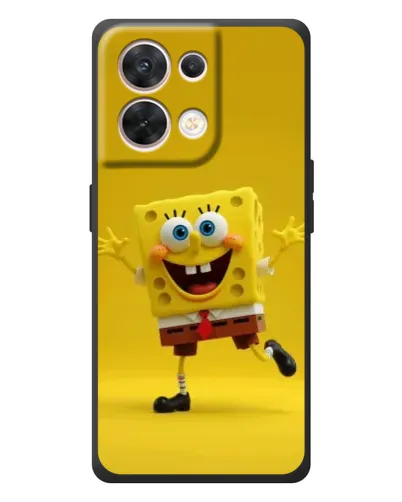 Чехол для OPPO Reno 8 5G с картинкой «Позитивный Губка Боб» Чехол для OPPO Reno 8 5G с картинкой «Позитивный Губка Боб»